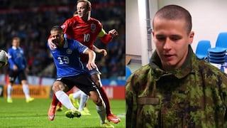 Artur Pikk, lateral de Estonia: futbolista y soldado a la vez