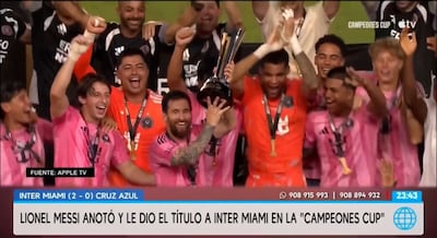 Messi brilla en la final de la Copa de Campeones