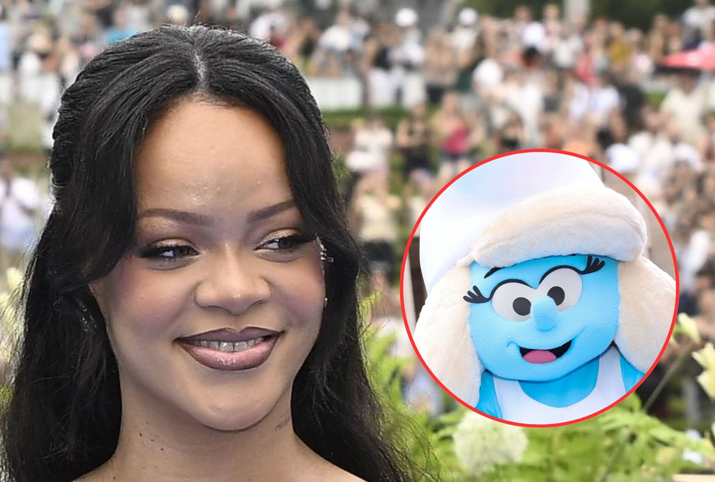 Revisa esta nota para que sepas cuál es la conexión especial que tiene Rihanna con su papel en la película ‘Los Pitufos’. (Foto: Photonews / Arnold Jerocki / Getty Images)