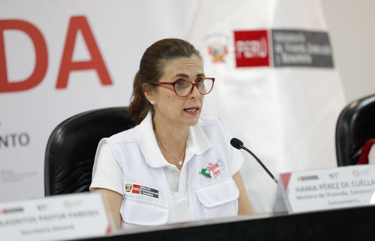 La ministra de Vivienda, Hania Pérez de Cuéllar, indicó que el Gobierno se está preparando para afrontar el Fenómeno El Niño Global | Foto: Ministerio de Vivienda, Construcción y Saneamiento / Flickr