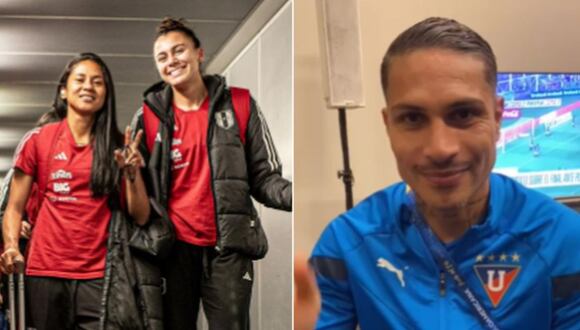 Paolo Guerrero mandó un saludo a las jugadoras de la selección peruana femenina | Foto: Composición EC / @labicolor