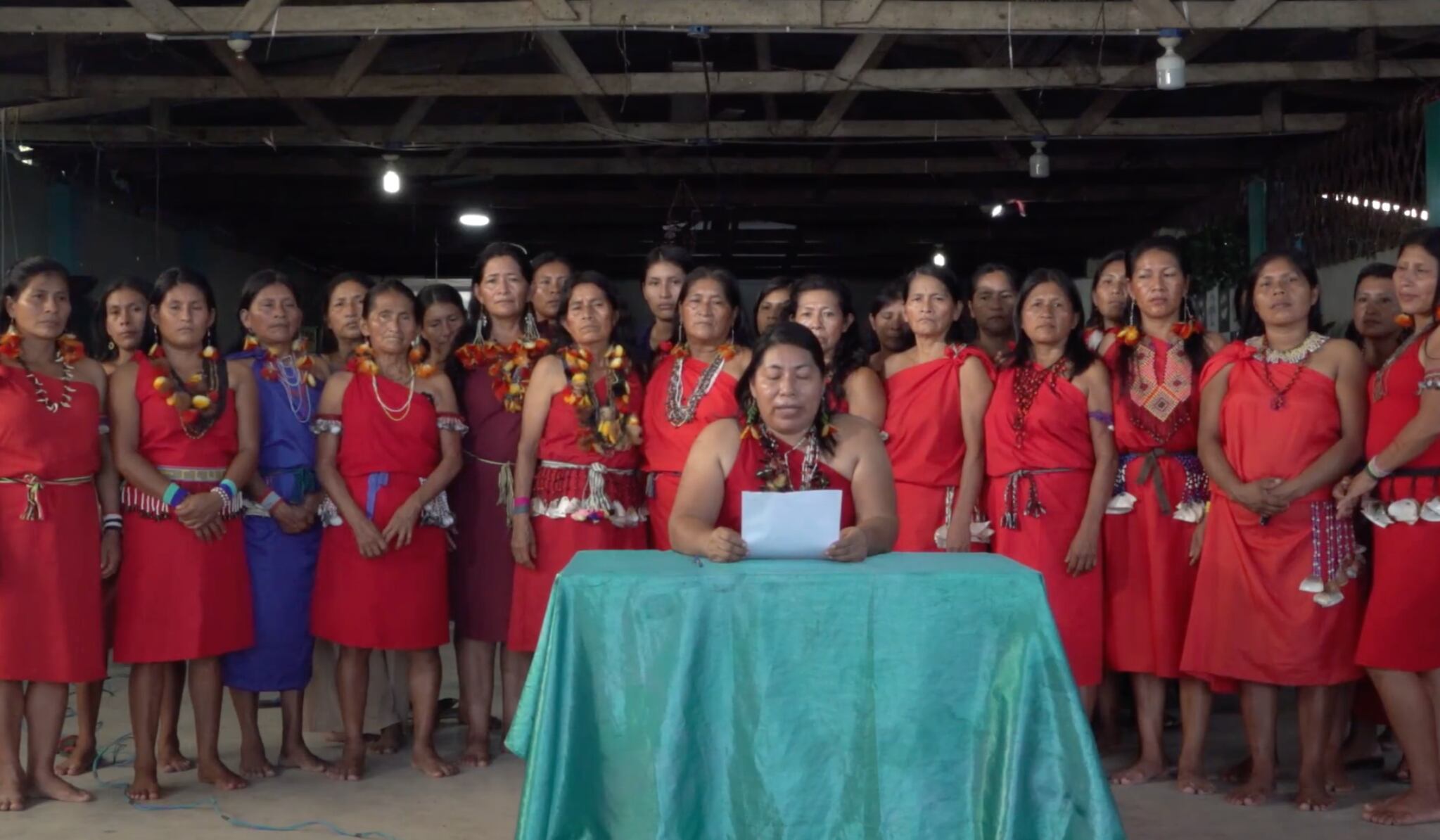 Hace unas semanas, las lideresas awajún se pronunciaron en contra de las declaraciones del ministro de Educación. Foto: Captura X