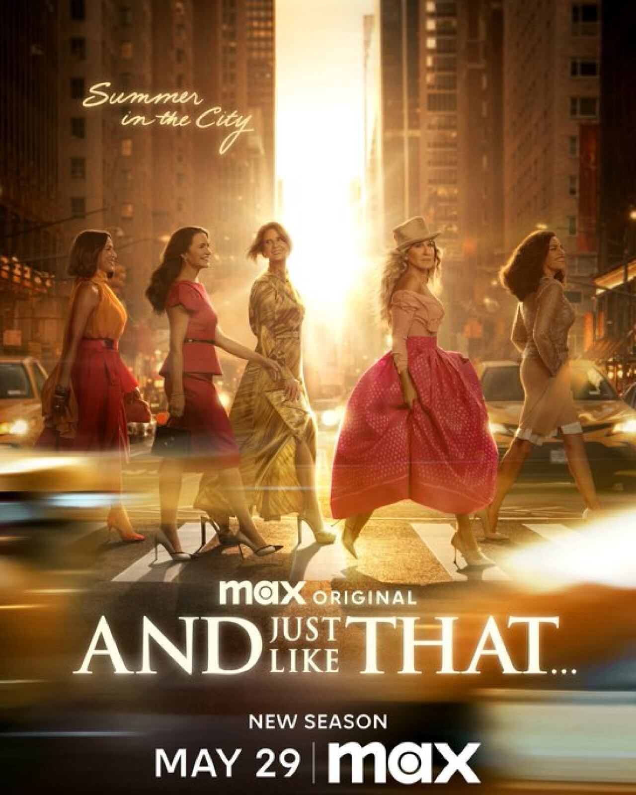 El póster de la temporada 3 de "And Just Like That...", serie que se presenta como la secuela de "Sex and the City" (Foto: HBO)