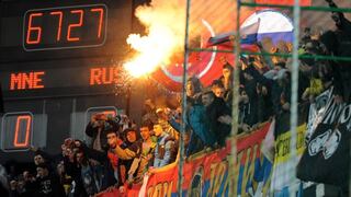 Rusia protestará ante la UEFA por incidentes en Montenegro