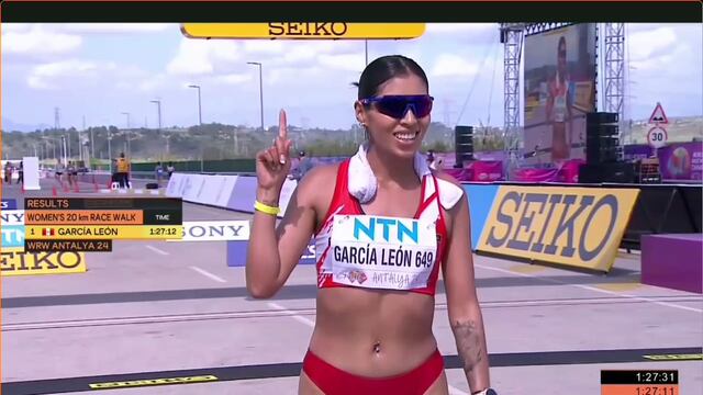 Kimberly García ganó la medalla de oro en Mundial de Marcha por Equipos