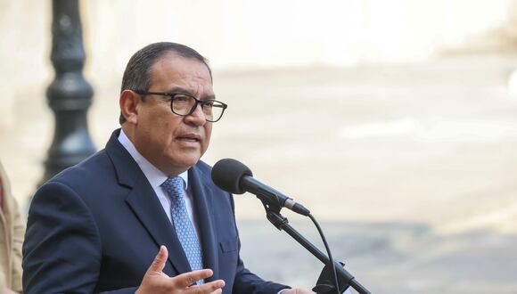 El jefe del Gabinete Ministerial, Alberto Otárola, negó que haya algún acuerdo con Fuerza Popular. (Foto: PCM)
