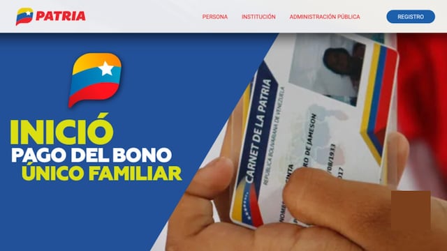 Bono Único Familiar 2025 | Los dos últimos pasos que debes hacer para registrarte y cobrar hasta 1.455,00 bolívares en junio