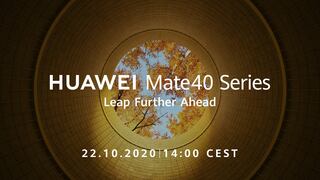 Huawei presentará su nueva serie Mate 40 el próximo 22 de octubre 