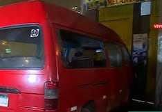 San Juan de Miraflores: Extorsionadores lanzan bomba molotov contra combi de ‘Los Rojitos’