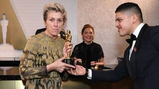 Frances McDormand: le robaron premio en fiesta del Oscar 2018