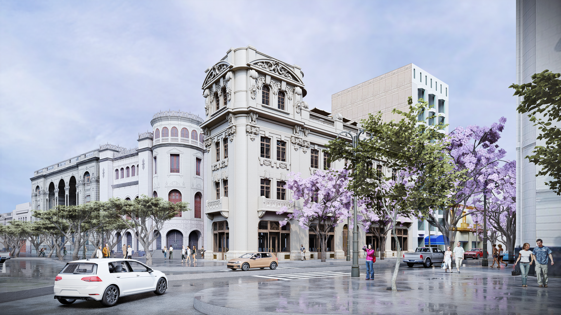 La fachada e interior del monumento volverán a lucir su estilo art noveau, con líneas sinuosas y decoración floral. Foto: Prolima