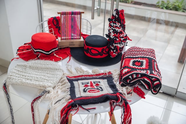 Con la propuesta titulada “Hijos del viento”, la diseñadora Monica Mauricio, de la región Lima, obtuvo el primer lugar en la décimo séptima edición del concurso Jóvenes Creadores al Mundo, celebrada en Arequipa. (Foto: Allen Quintana)