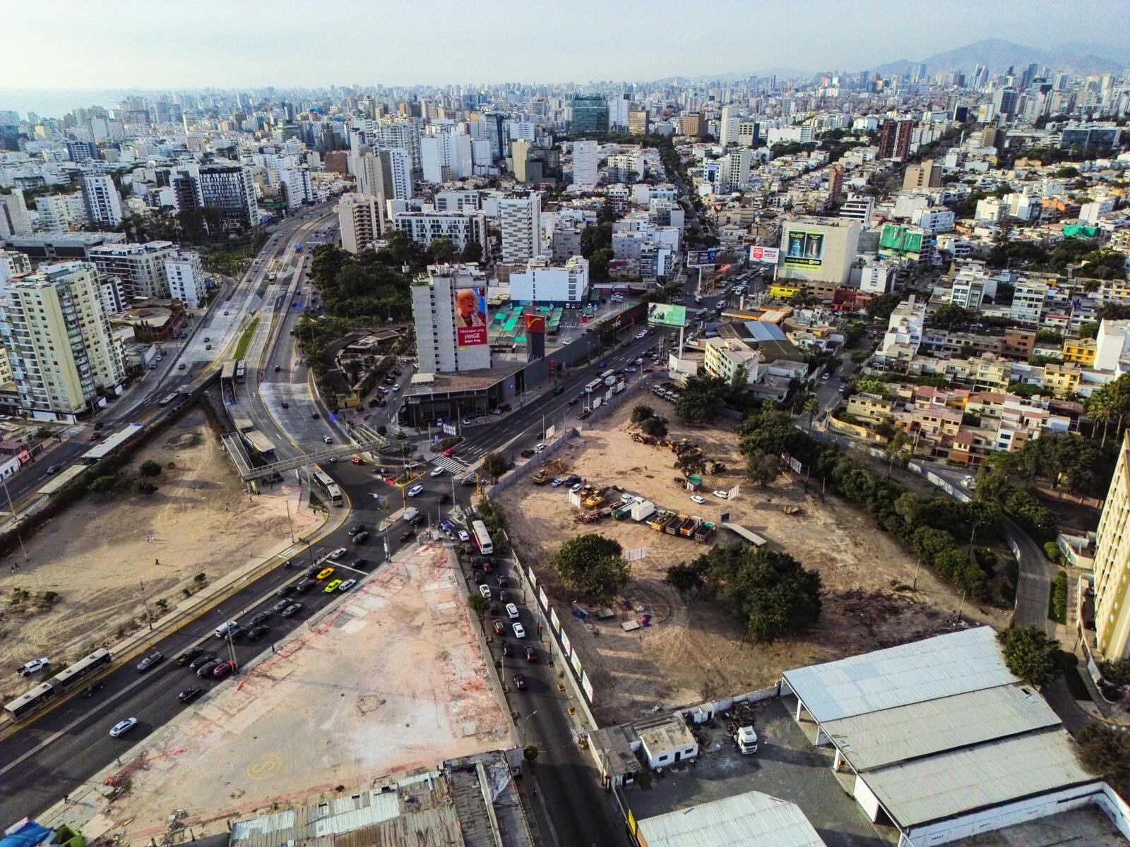 La Vía Expresa Sur será un corredor de 5 kilómetros desde la estación Plaza de Flores del Metropolitano (Barranco) hasta la estación Atocongo de la Línea 1 del Metro (San Juan de Miraflores). (Foto: Antonio Melgarejo)