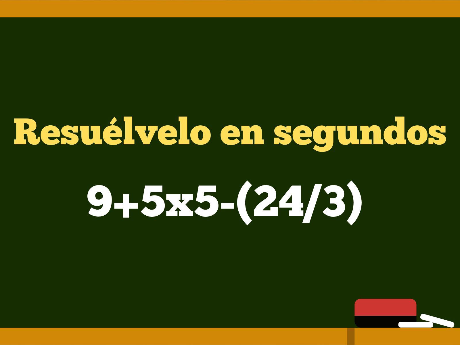Reto matemático: Esta prueba te revelará si cuentas con buena agilidad mental. (Creación: Mag)
