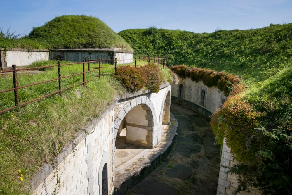 El fuerte de Guadalupe, era el más poderoso de los ocho proyectados en el Campo Atrincherado de Oyarzun. Fue diseñado por el ingeniero militar Juan Roca Estades. (Foto: Diario Vasco)