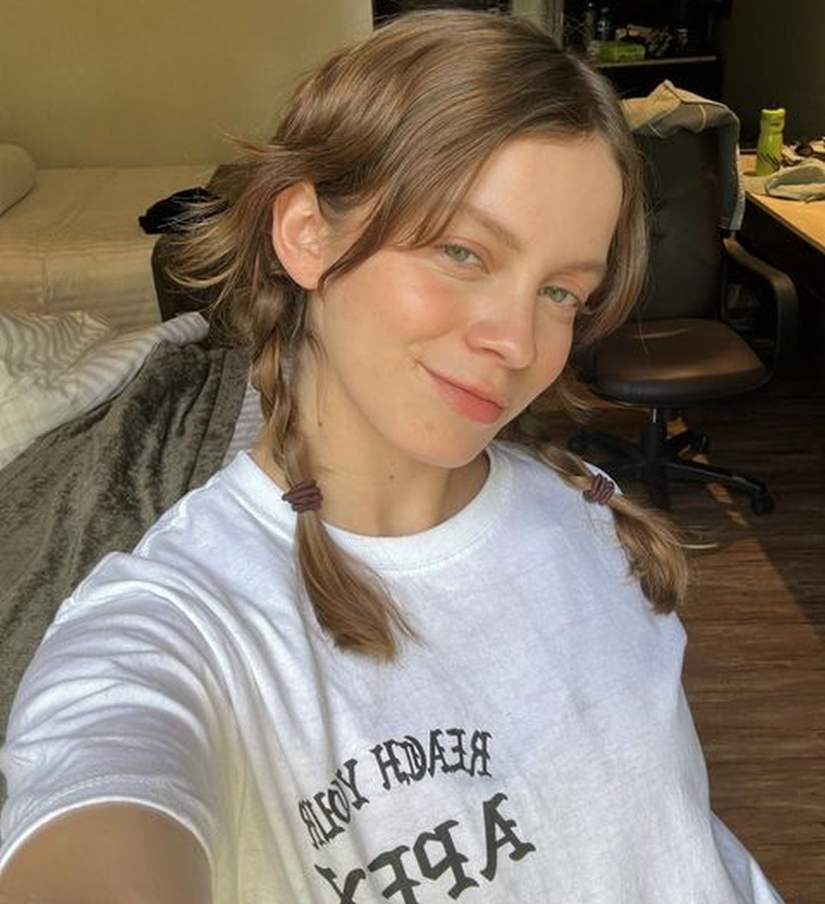 Aquí luciendo muy natural en un selfie (Foto: Ana Valeria Becerril / Instagram)