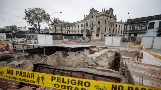 Los restos arqueológicos hallados cerca de Palacio de Gobierno que enfrentan al Ejecutivo y la MML: la lucha de Prolima por la recuperación de do...