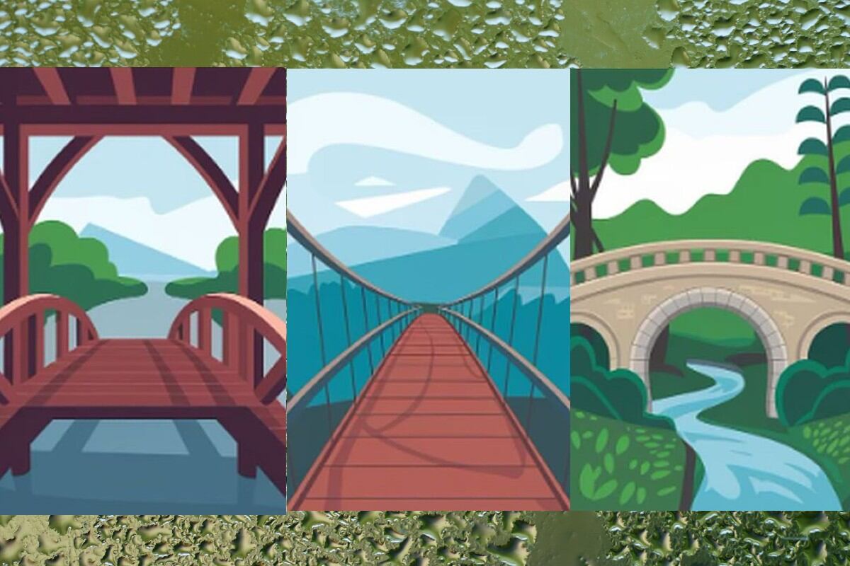 Elige uno de los tres puentes que se muestran en este test visual y conoce más sobre ti. (Imagen: El Comercio/Mag)