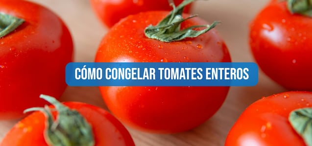 Cómo congelar tomates enteros