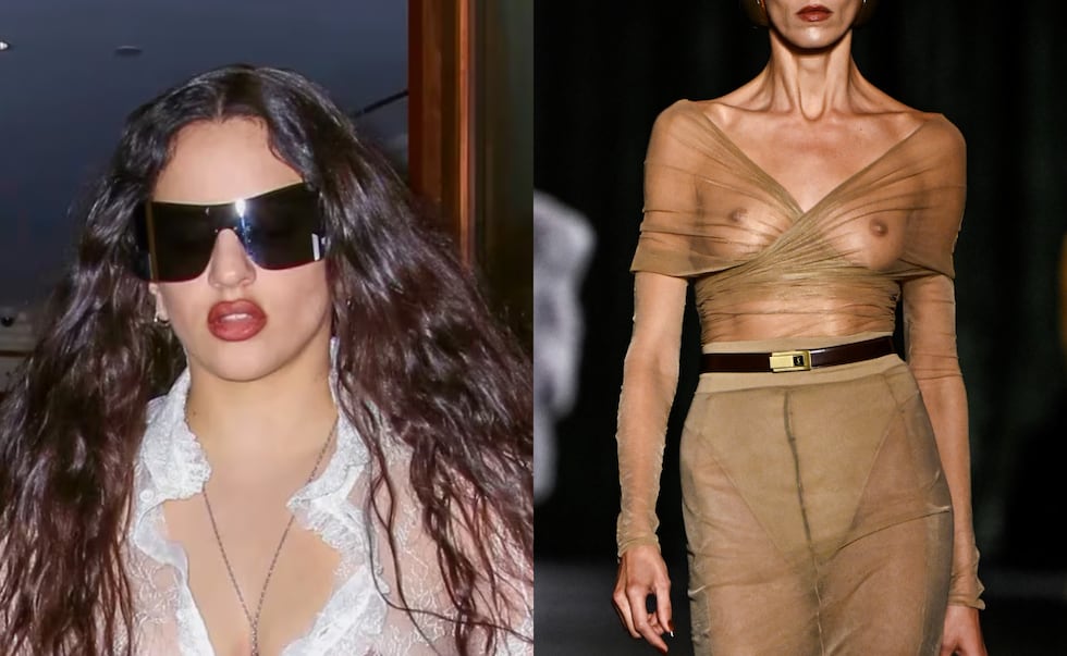 La cantante española de 31 años se sumó al movimiento a través de un revelador look.
(Fotos: Twitter, Saint Laurent)