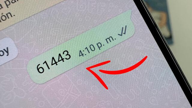 Por qué tu pareja te envió el número “61443″ en WhatsApp