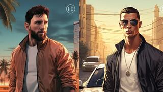 Así serían Messi, Cristiano Ronaldo, Vinicius y otros jugadores de fútbol si fueran personajes de GTA , según la IA