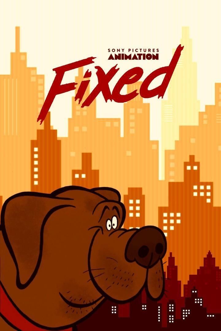 El perro protagonista es la figura principal de la imagen promocional de "Fixed", película escrita y dirigida por Genndy Tartakovsky (Foto: Sony Pictures Animation)