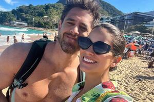 Valeria Piazza celebró su cumpleaños al lado de su esposo en las playas de Brasil