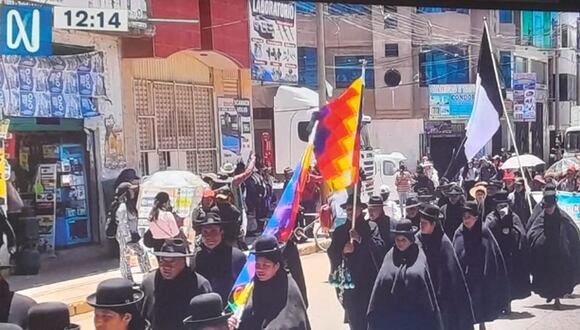 Pobladores acatan paro en Puno a un año de la muerte de manifestantes en protestas contra Dina Boluarte | Captura Canal N