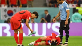 Uruguay vs. Corea del Sur: el duro pisotón de Martín Cáceres a Heung-Min Son que le arrancó el botín | VIDEO