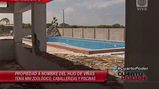 Casa incautada a Gerardo Viñas tiene minizoológico y piscinas