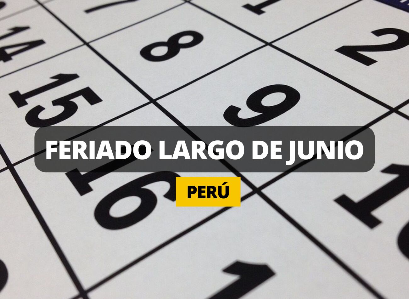 Feriado del 29 de junio en Perú: Qué días son feriado y cuánto se paga en caso de trabajar