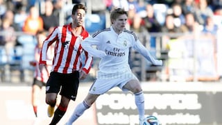 Martin Odegaard debutó oficialmente con el Real Madrid Castilla