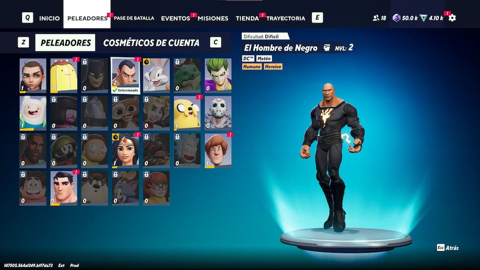 Por el momento el juego cuenta con 26 personajes, con más en el camino.