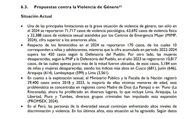 Página 86 del plan de gobierno.