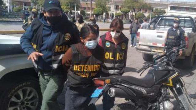 Ayacucho: capturan a mujer requisitoriada por terrorismo y presunta miembro de Sendero Luminoso