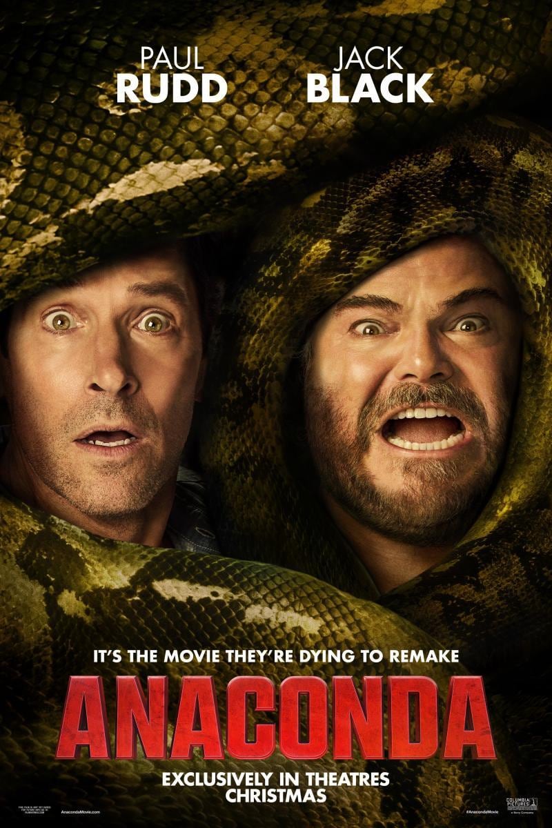 El póster de "Anaconda", película del director Tom Gormican que se desarrolla a lo largo de 100 minutos de metraje (Foto: Sony Pictures Releasing)