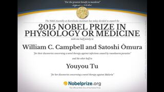 Nobel 2015: la historia detrás de la artemisina y avermectina