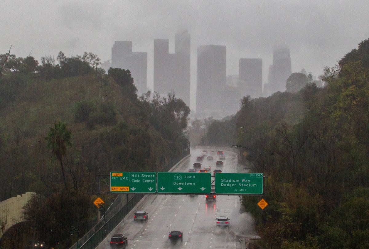 El clima en California en Navidad estará marcado por inundaciones en California, vientos intensos y nevadas en zonas montañosas. | Crédito: Apu GOMES / AFP
