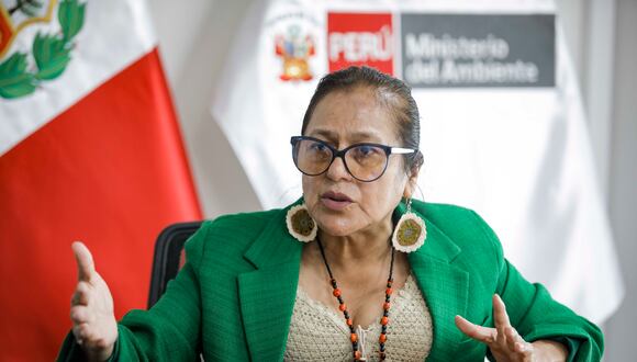 Albina Ruiz, ministra del Ambiente. (Foto: GEC)