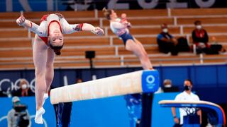 Comité Olímpico ruso venció a Estados Unidos en gimnasia artística tras retiro de Simone Biles en Tokio 2020