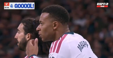 ¡Apareció ‘Kiki’! Mbappé marcó el 2-0 de Real Madrid vs Sevilla por LaLiga | VIDEO