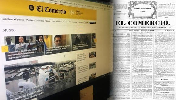 El Comercio es el decano de la prensa peruana.