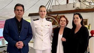 Princesa Leonor se reúne con la familia de Mario Vargas Llosa en Perú