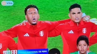 Perú vs República Dominicana: así se entonó el himno nacional en el estadio Monumental 