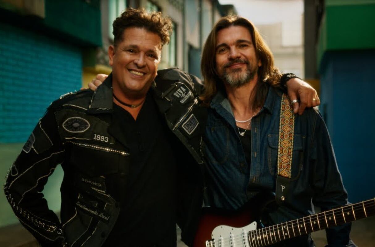 Carlos Vives y Juanes se unen en su primera colaboración “Las mujeres”. (Foto: Captura de YouTube)