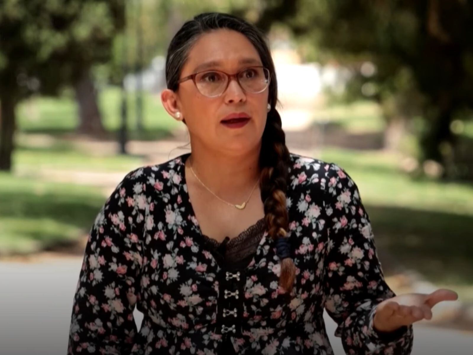 Meliana trabajaba como maestra de inicial en Estados Unidos. Estaba viviendo junto a sus hijos. (Crédito: Univision North Carolina / YouTube)