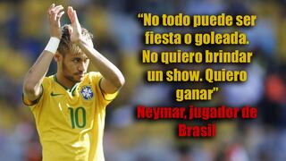 Brasil 2014: las mejores frases de un día sin fútbol