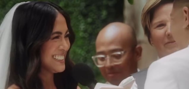 La novia de California que escribió sus votos matrimoniales inspirándose en una canción de Eminem