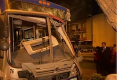 Lince: bus del Corredor Azul choca contra un árbol y deja seis heridos en la Av. Arequipa